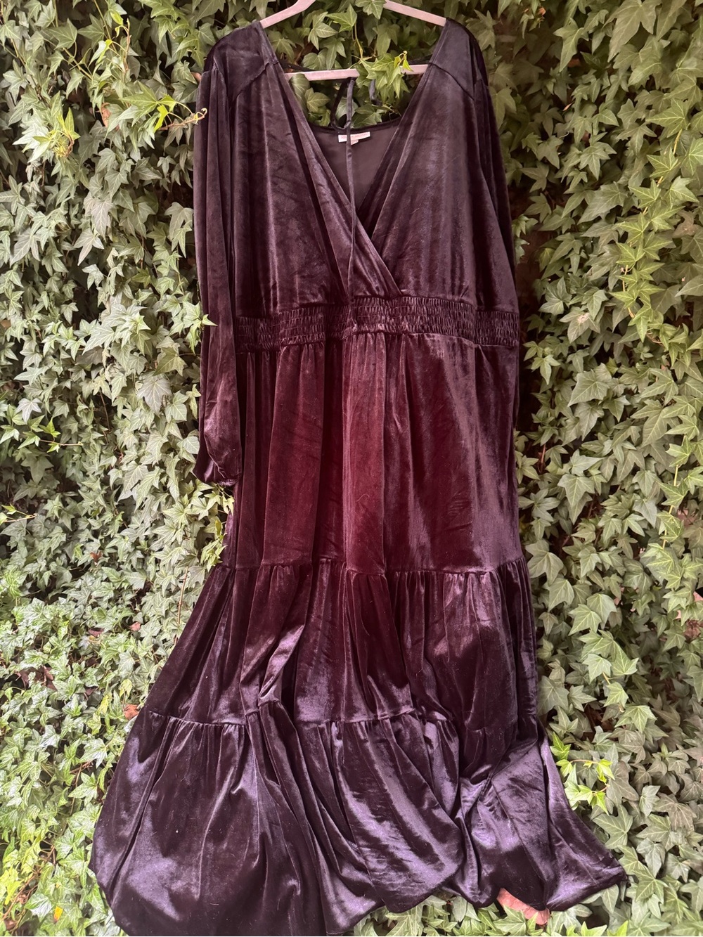 Knox Rose Velvet Maxi Dress in Black